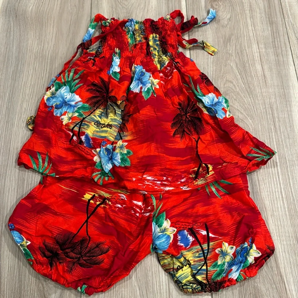 Girls shorts set